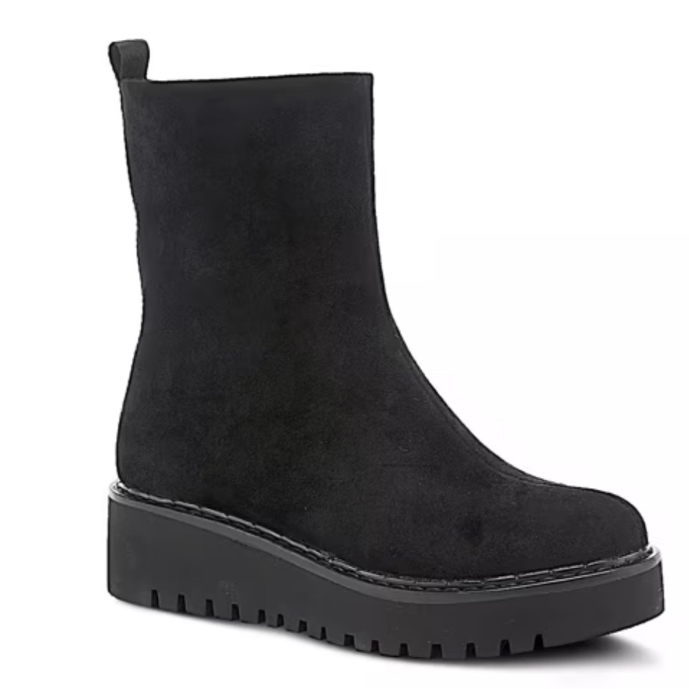 Azura Mendiapa Wedge Platform Boots Size 9